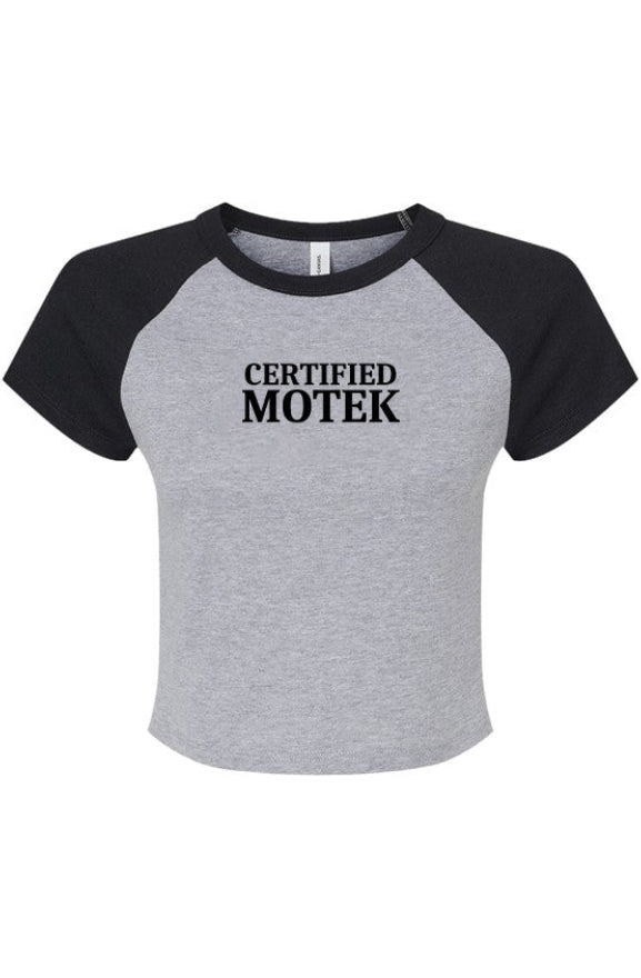 Micro Rib Raglan Baby Tee