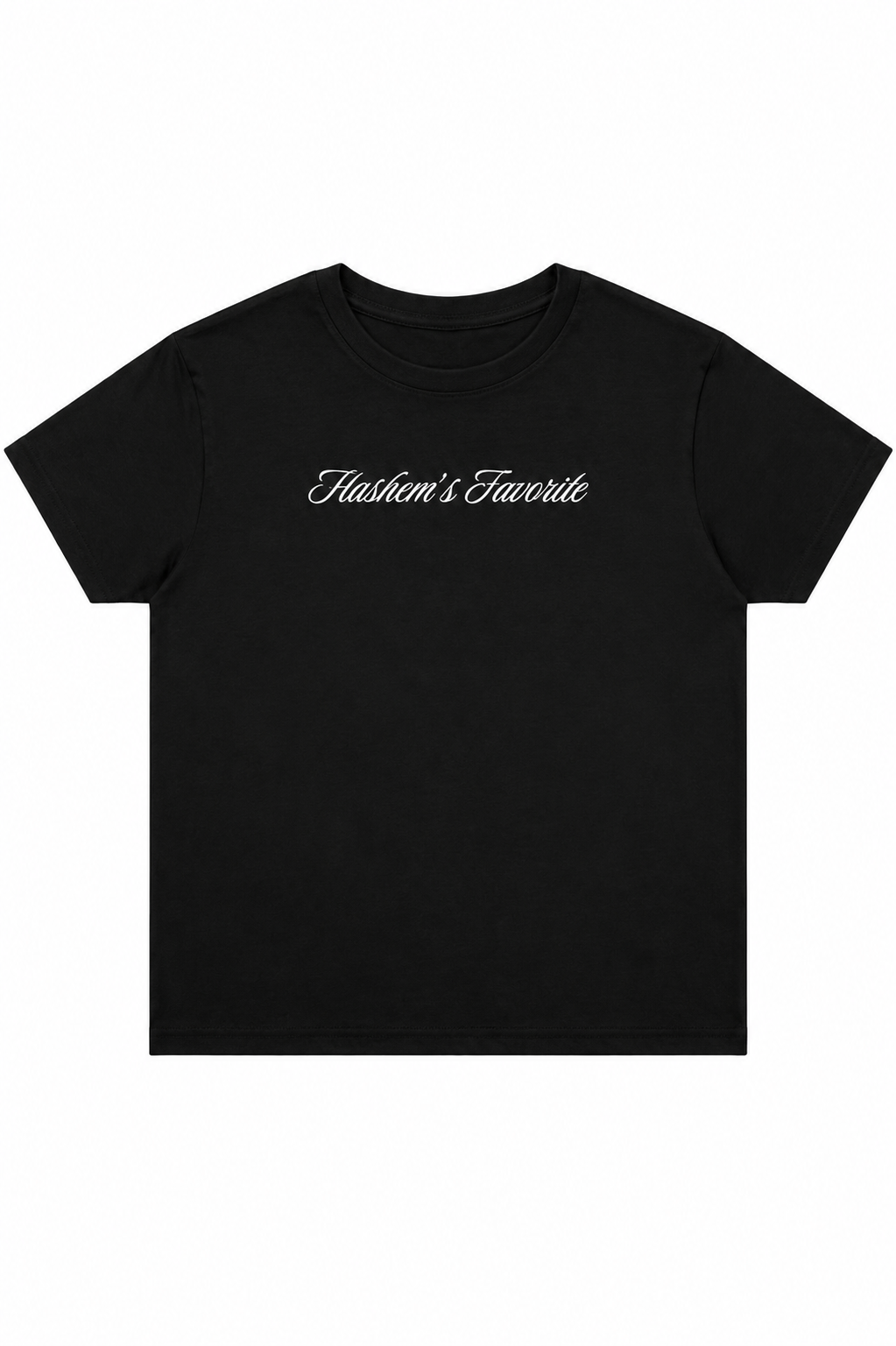 Hashem's Favorite Crop T-Shirt, Black