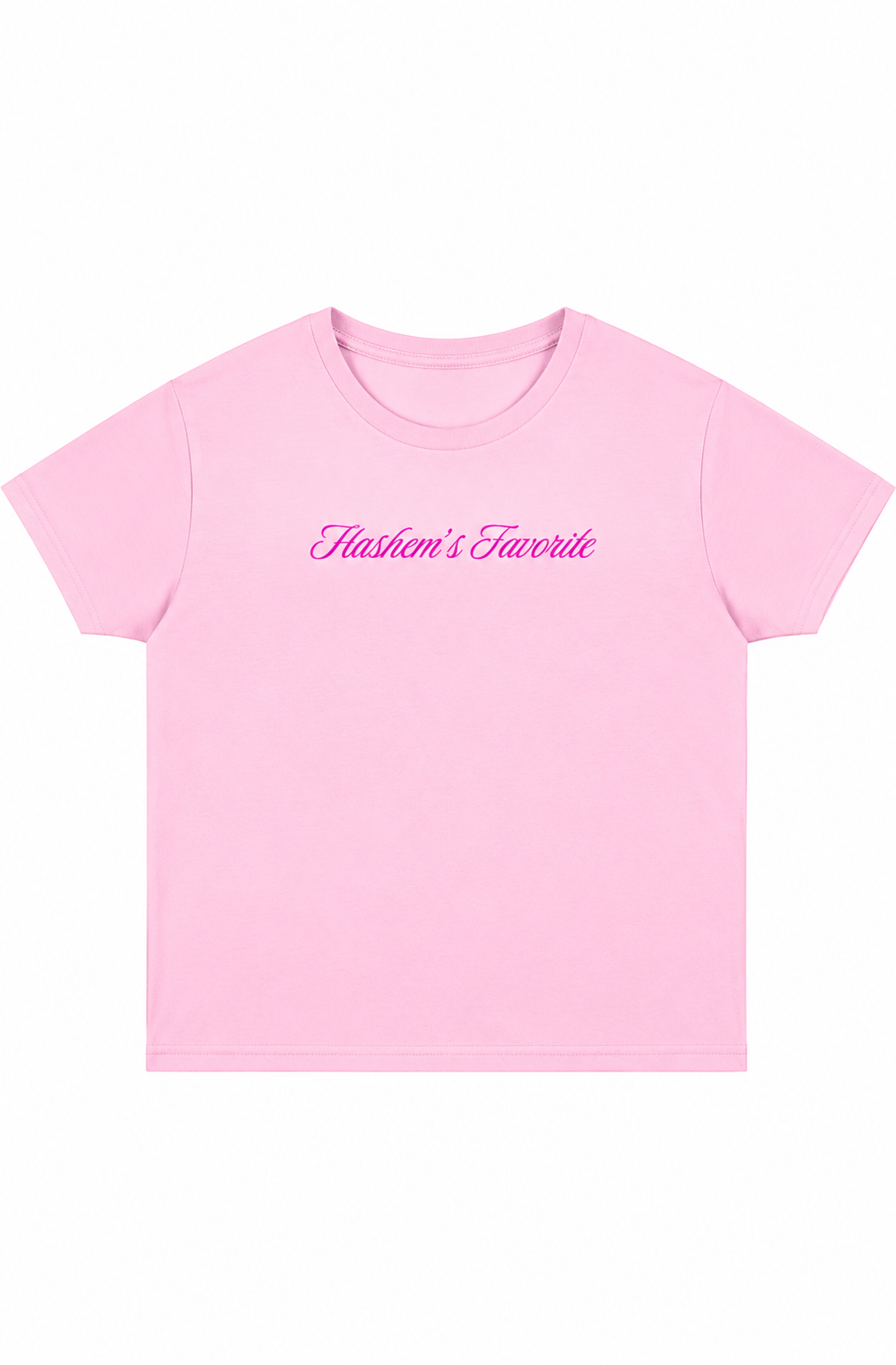 Hashem's Favorite Crop T-Shirt, Pink