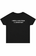 Where's My Hug Crop T-Shirt