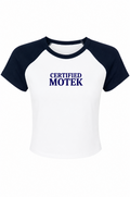 Certified Motek Baby Tee- White